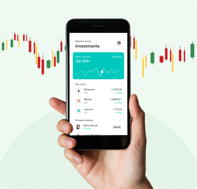 Trading-App auf dem Smartphone